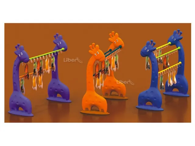 Giraffe Towel Rack For Child 